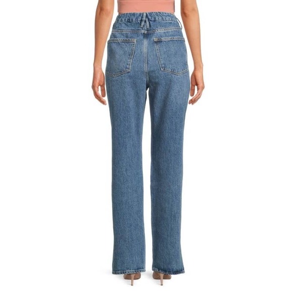 $139 NWT Good American Jeans "Good Boy" in Blue Wash 0/25 - Picture 3 of 7